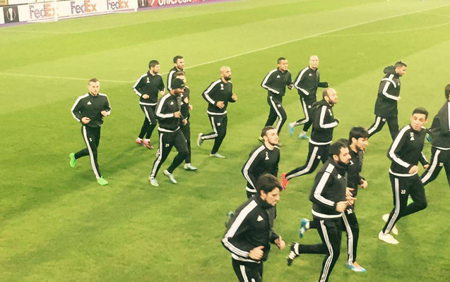 Jurnalistlər “Qarabağ”ın məşqini izlədi -  FOTOLAR