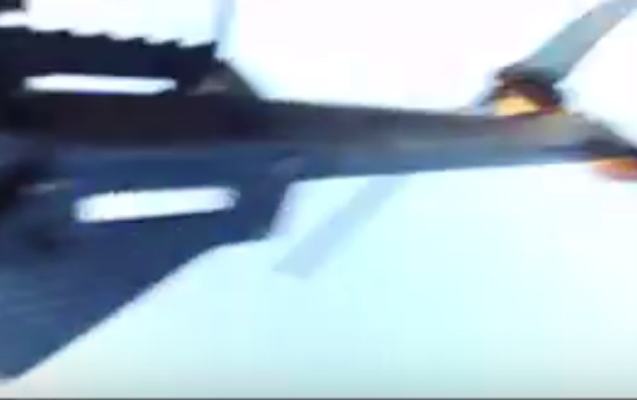 Ermənilərin pilotsuz aparatı belə vuruldu - Nazirlik video yaydı