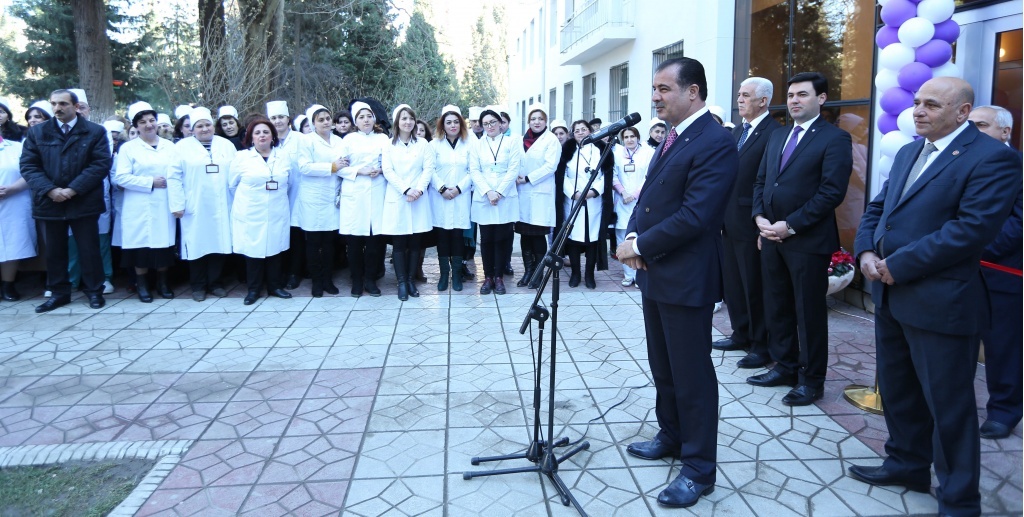 Gəncə şəhər 2 saylı Birləşmiş Uşaq xəstəxanasının II pediatriya şöbəsi əsaslı təmirdən sonra istifadəyə verilib