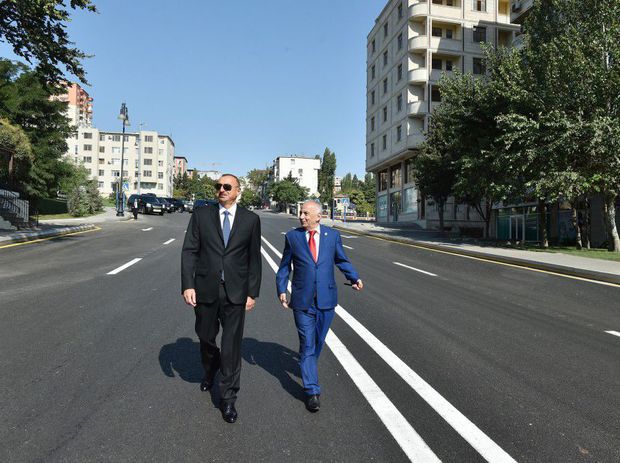 İlham Əliyev Bakıda yolların vəziyyəti ilə tanış oldu