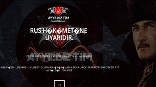 Türkiyə haker qrupundan rus saytlarına hücum -  “Mehtər Marşı” səslənir
