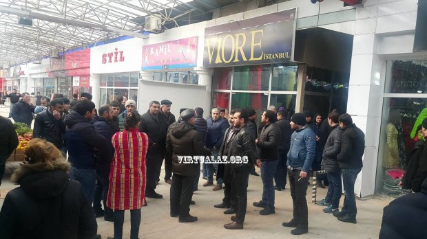 “Binə” aksiyaçıları dükanlarını bağladı