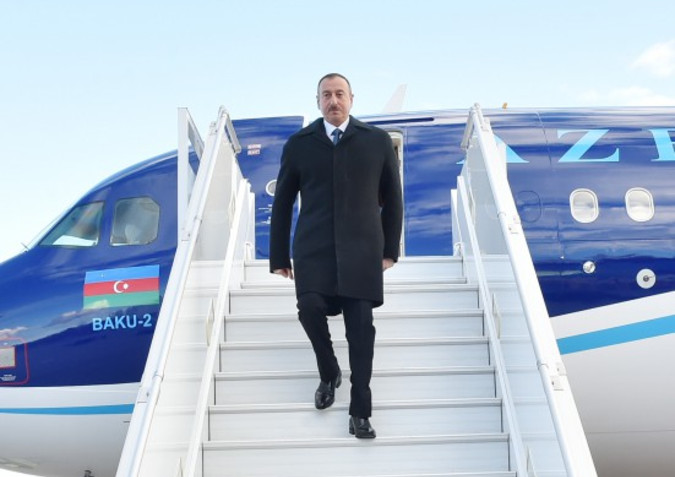 İlham Əliyev Birləşmiş Ərəb Əmirliklərində