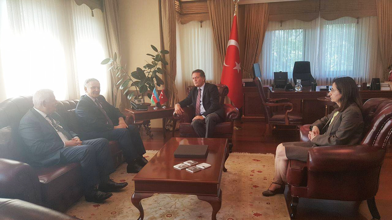 Əflatun Amaşov Türkiyənin Azərbaycandakı səfirliyində olub