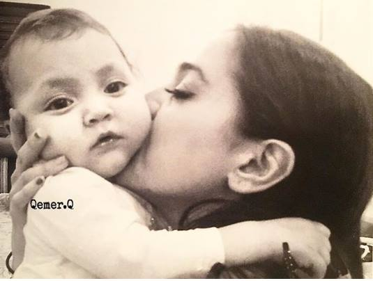 Leyla Əliyeva övladlığa götürdüyü Əminə ilə -FOTO