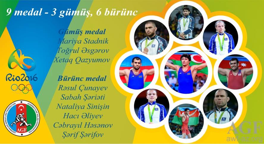 9 medal – olimpiya oyunları tariximizdə yeni təntənə!