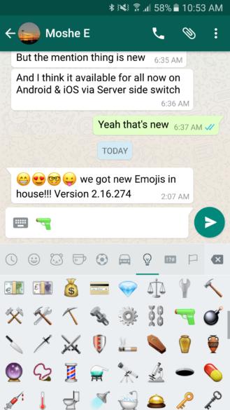 “Whatsapp”a yeni emojilər gəldi - FOTOLAR