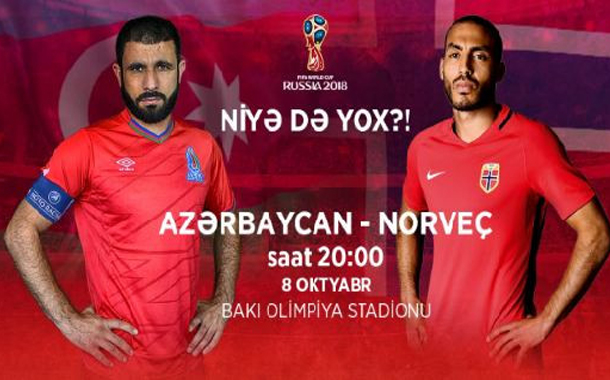 Azərbaycan - Norveç matçı hansı kanallarda canlı yayımlanacaq?