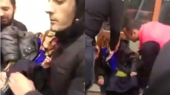 Təcili Yardım Bakı küçəsində can verən yaşlı qadına yaxın durmadı - VİDEO