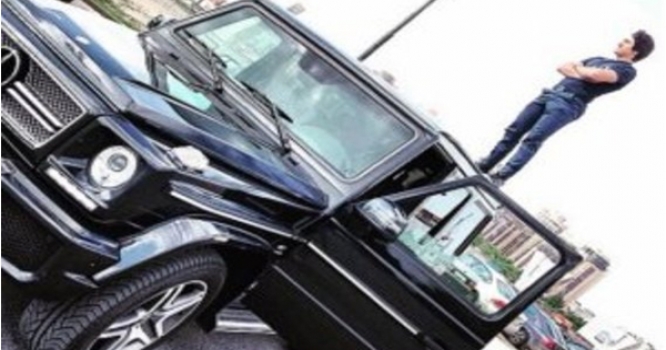 Azərbaycanlı milyarder-oliqarxın 17 yaşlı oğlunun maşınları və model sevgilisi - FOTO