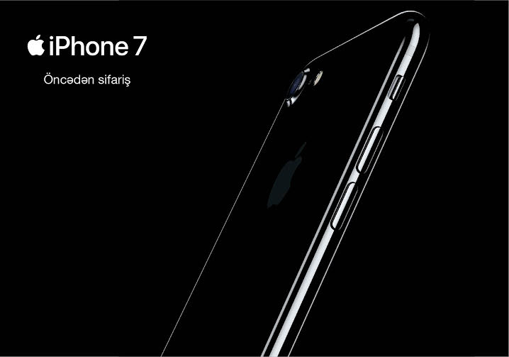 Azercell-dən iPhone 7! Hədsiz İnternetlə, ilkin ödənişsiz!