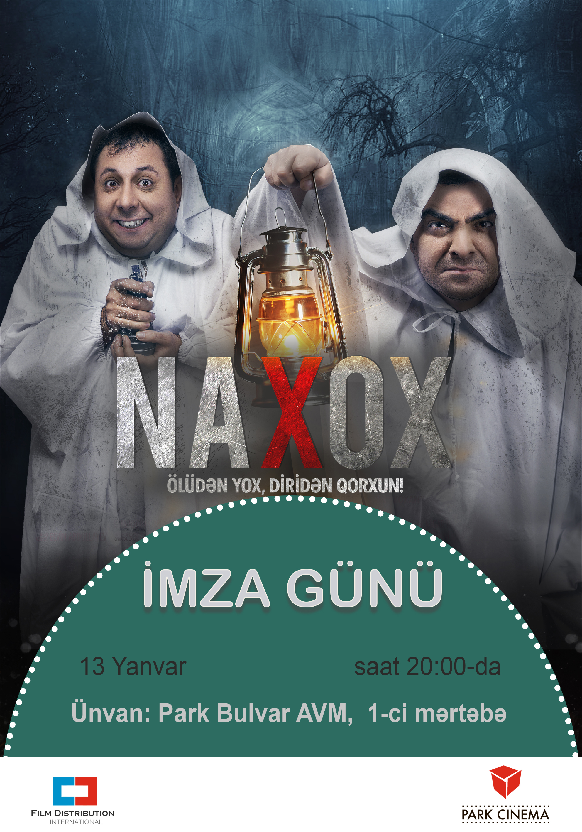 Park Cinemada Naxox filminin aktyorları ilə görüş və imza günü