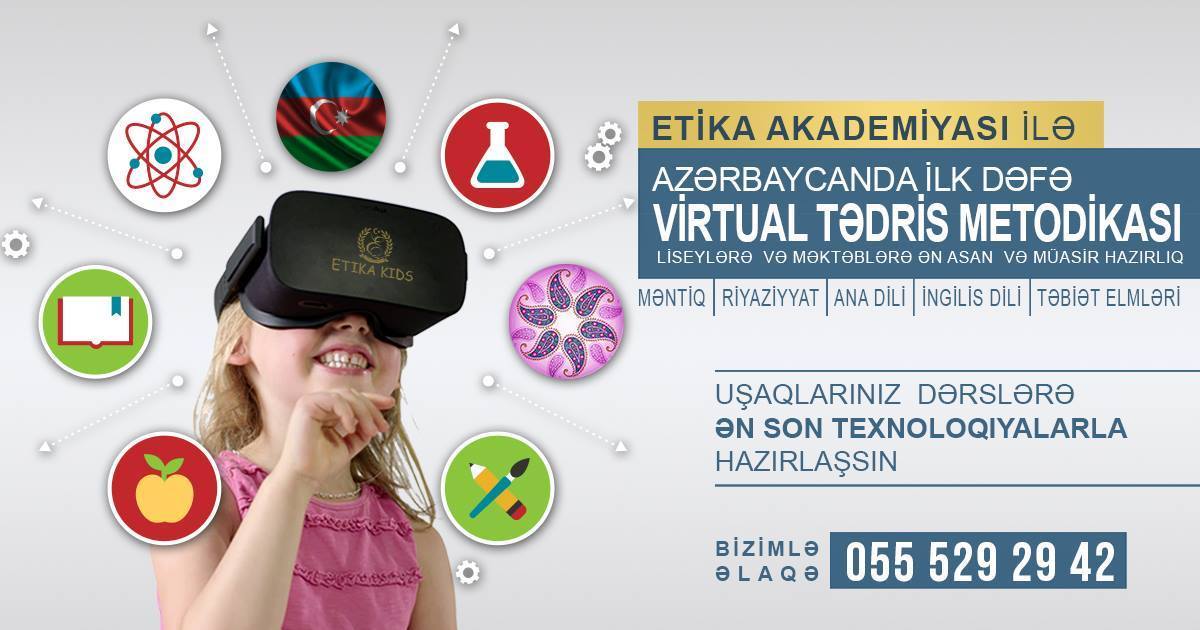 Etika Akademiyası yeni tədris metodu təqdim edir - uşaqlar üçün