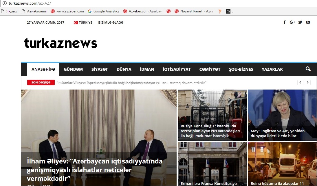 Keçmiş ANS-çi Türkiyədə yeni sayt açdı