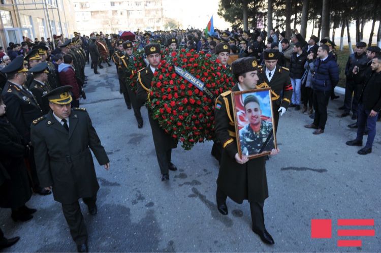 Şəhid Çingiz Qurbanov Qusarda dəfn olundu