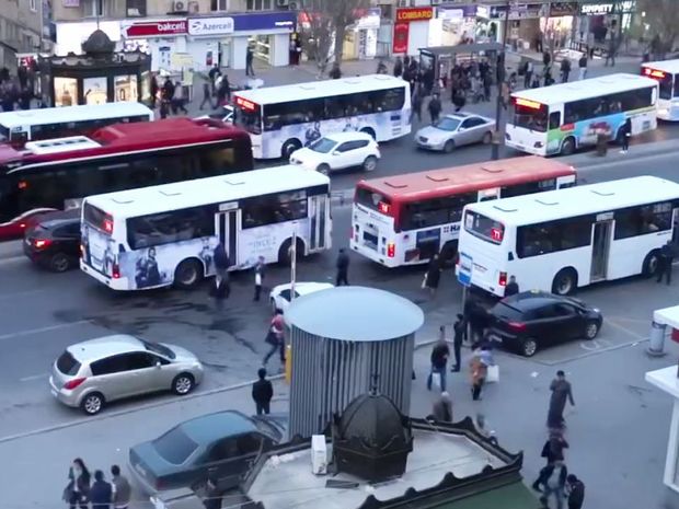 Bakıda sərnişin avtobusda öldü