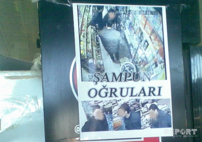Bakıda mağaza sahibindən qəribə addım: şampun oğruları axtarılır - FOTOLAR
