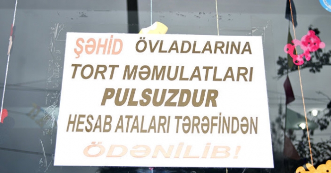"Şəhid övladlarına pulsuzdur, ataları ödəyib..." - Azərbaycanda nümunəvi addım (FOTO)