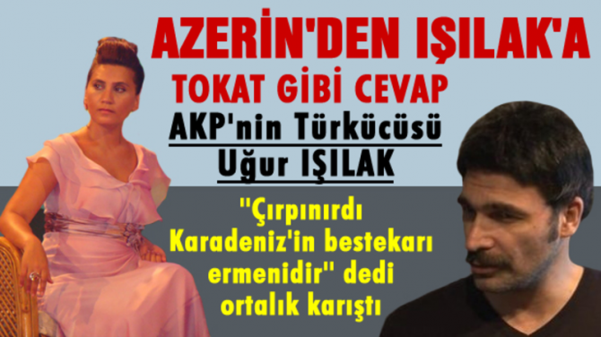Azərindən ermənilərin müdafiəsinə qalxan türkiyəli müğənniyə sillə kimi - CAVAB