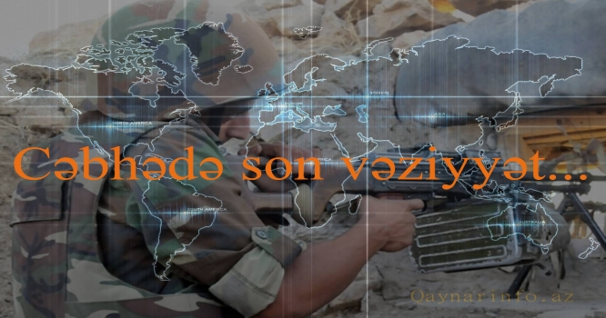Düşmən snayper və qumbaraatandan istifadə etdi - Cəbhədə gərginlik