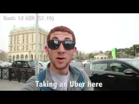 Amerikalı məşhur blogger Bakıda 10 dollarla görün necə istirahət elədi - VİDEO