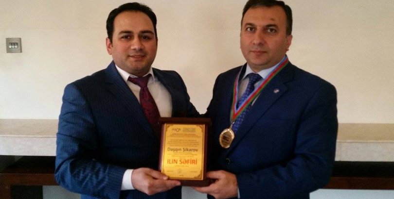Daşqın Şikarov “İlin Səfiri” seçildi