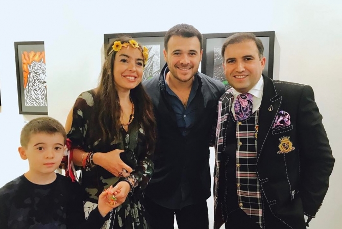 Emin Ağalarov Leyla Əliyevanın özəl günündə - FOTO
