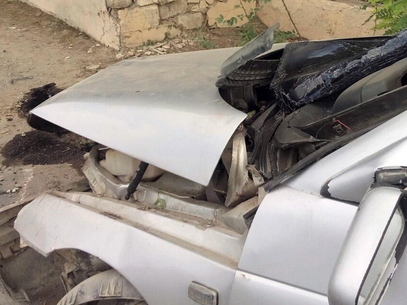 Bakıda Penitensiar Xidmətin avtomobili qəzaya düşdü