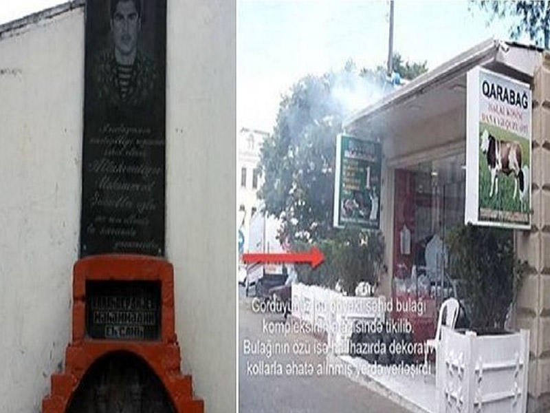 Bakıda qardaş şəhid qardaşının adını daşıyan bulağı sökdürdü - Yerində pivəxana tikdirdi (FOTOFAKT)
