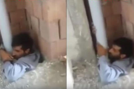 Sumqayıtda oğruluq edən oğrunun başına görün nə gəldi - VİDEO