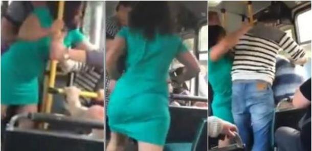 Bakıda biabırçılıq: 35 yaşlı qadını marşrutda döydülər