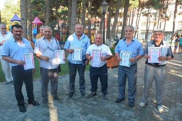 Asif Məhərrəmov küçəsindəki parkda Həvəskarlar arasında nərd yarışı keçirildi