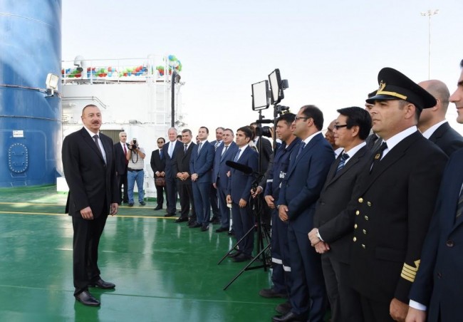 “Xankəndi” gəmisinin tikintisi Azərbaycanın gücünü göstərir” - Prezident