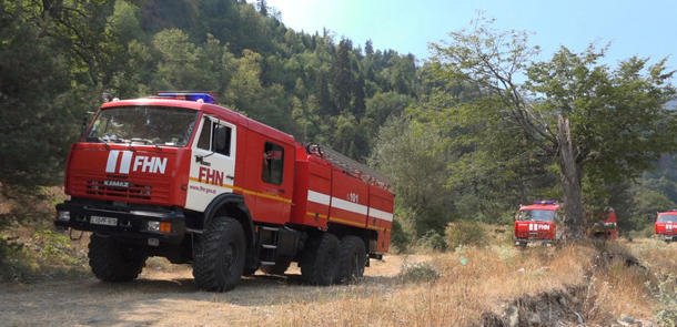 Qəbələdə meşə yanğınları tam söndürüldü