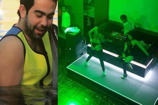 Bağlanan "26" kafesində erotik şou — 18+ VİDEO