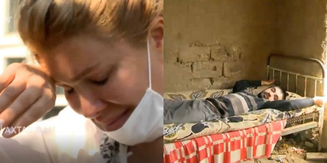Azərbaycanda ana övladını 20 il tövlədə zəncirdə saxladı - DƏHŞƏTLİ GÖRÜNTÜLƏR (video)