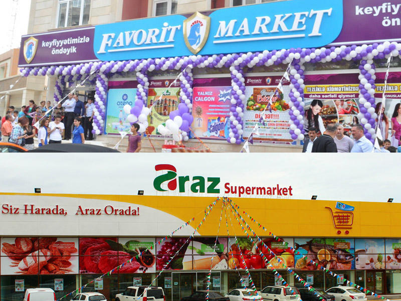 “Araz” və “Favorit" supermarketləri birləşdi