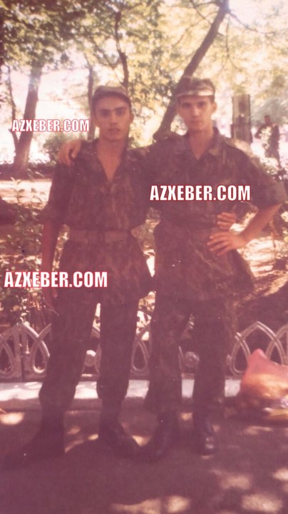 Tanınmış azərbaycanlı müğənninin əsgərlik - FOTOSU