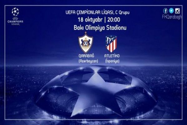 “Qarabağ” – “Atletiko” matçının hakimləri müəyyənləşdi