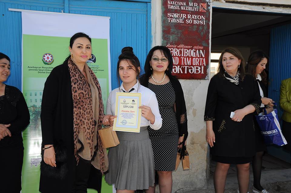 Cəbhəyani bölgələrin məktəblərində vətənpərvərlik mövzusunda inşa musabiqəsi təşkil olundu