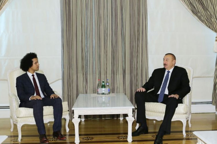 İlham Əliyev Fransa nümayəndə heyətini qəbul edib