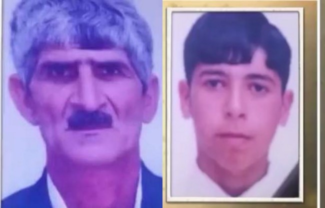 Arvadı və qızlarını öldürən kişi və oğlunun - FOTOLARI