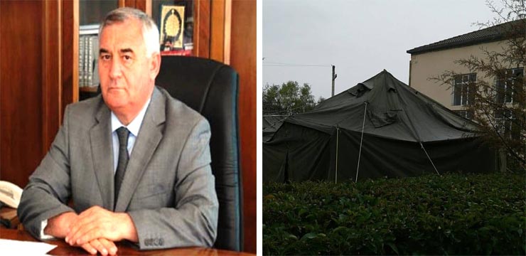 Füzulidə icra başçısının ayaq basmadığı məktəbdən dəhşətli görüntülər: Çöldə çadır qurub dərs keçirlər (VİDEO)