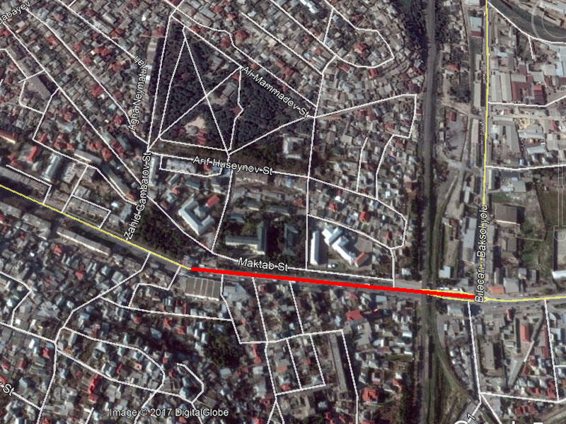 Bu prospektdə hərəkət məhdudlaşdırılır