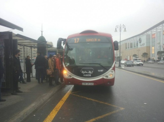 Bu marşrut xəttinə “BakuBus” avtobusları verildi