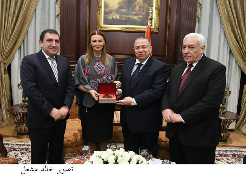 Qənirə Paşayeva Misir səfərində Qarabağ problemindən danışdı