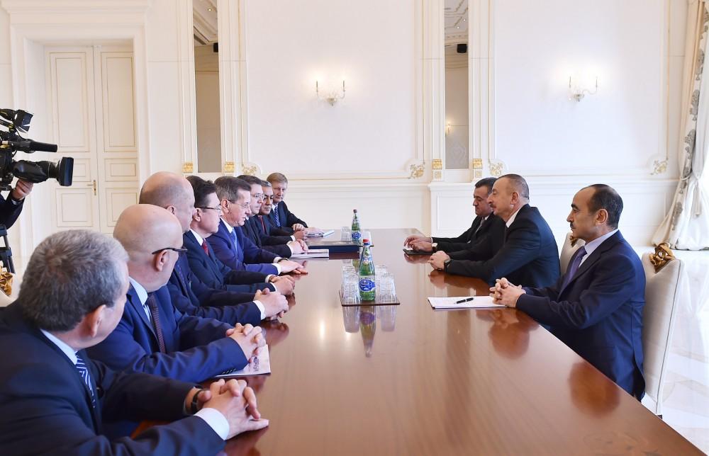 Prezident İlham Əliyev Rusiyanın Həştərxan vilayətinin qubernatorunu qəbul edib - FOTO