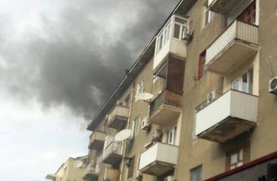 Bakıda yanğın - Bir nəfər tüstüdən zəhərləndi