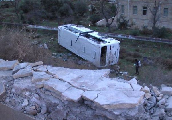 Bakıda ağır qəza törədən avtobus sürücüsü tutuldu