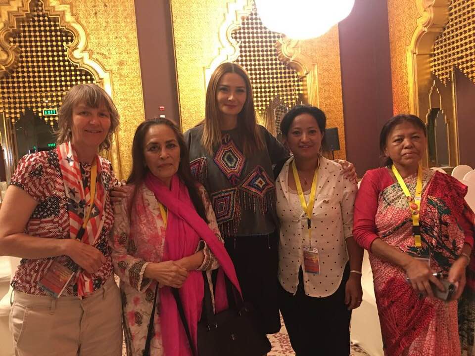 Qənirə Paşayeva Hindistan,Banqladeş və Nepalın təşkilat rəhbərləri ilə Qarabağdan danışdı